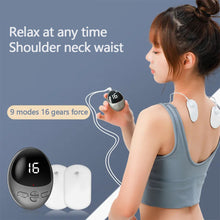 Load image into Gallery viewer, EMS Electronic Pulse Massager Mini Portable Rechargeable Intelligent Cervical Body Massager Relax Relieve Soreness Massager