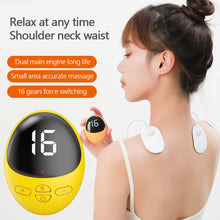 Load image into Gallery viewer, EMS Electronic Pulse Massager Mini Portable Rechargeable Intelligent Cervical Body Massager Relax Relieve Soreness Massager