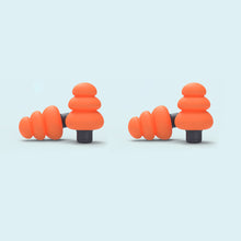 Load image into Gallery viewer, Soft Portable Silicone Anti-Noise Earplugs Noise Reduction Earplugs Washable Reusable Sponge Sleeping Earplugs