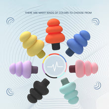 Load image into Gallery viewer, Soft Portable Silicone Anti-Noise Earplugs Noise Reduction Earplugs Washable Reusable Sponge Sleeping Earplugs