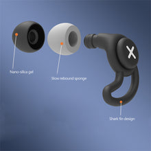 Load image into Gallery viewer, Silicone Anti-noise Earplugs Soft Comfortable Portable Noise Reduction Earplugs Washable Reusable Sleeping Earplugs