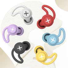 Load image into Gallery viewer, Silicone Anti-noise Earplugs Soft Comfortable Portable Noise Reduction Earplugs Washable Reusable Sleeping Earplugs