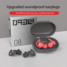 Load image into Gallery viewer, Silicone Anti-noise Earplugs Soft Comfortable Portable Noise Reduction Earplugs Washable Reusable Sleeping Earplugs