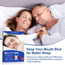 Load image into Gallery viewer, Breathable Mouth Strips Breathing Correction Stickers Anti-snoring Improving Mouth Breathing Sleeping Care