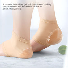Load image into Gallery viewer, Silicone Heel Protector Moisturizing Anti Cracking Heel Care Socks Skin-friendly Breathable Heel Socks Foot Skin Care