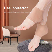 Load image into Gallery viewer, Silicone Heel Protector Moisturizing Anti Cracking Heel Care Socks Skin-friendly Breathable Heel Socks Foot Skin Care