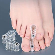 Load image into Gallery viewer, A-shaped Magnetic Toe Splitter Thumb Valgus Corrector Big Foot Bone Overlap Orthosis Clip Toe Separator Foot Care