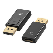 Load image into Gallery viewer, 4K Display Port to HDMI-Compatible Adapter Male to Female DP to HDMI-Compatible Video Audio HD Cable for PC TV Laptop Projector