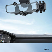 Load image into Gallery viewer, Rotatable and Retractable Car Phone Holder Rearview Mirror Driving Recorder Bracket DVR/GPS Mobile Phone Support with Cable
