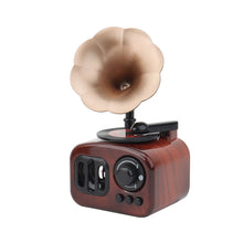 Load image into Gallery viewer, Desktop Music Box Turntable Shape Small Size Rotated Retro Style For Creative Decoration