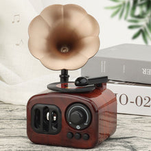 Load image into Gallery viewer, Desktop Music Box Turntable Shape Small Size Rotated Retro Style For Creative Decoration