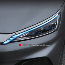 Load image into Gallery viewer, 3Pcs Car Light Eyebrow Sticker Decoration Modification Light Film For Byd Atto 3 2022 Accessories