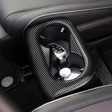 Load image into Gallery viewer, Carbon Fiber Car Center Console Water Cup Holder Decoration Cover Trim Stickers for Hyundai Aini Krypton 5 IONIQ 2022+