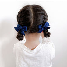 Load image into Gallery viewer, 2pcs/set Children Bowknot Hair Clips Multicolored Cute Fabric Bowknot Hairpin Hair Accessories Headwear