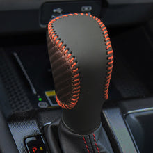 Load image into Gallery viewer, Leather Car Gear Shift Collars Head Knob Handbrake Grip Cover for Honda Civic 2016-2019 Fit 2020 2021 Accord 2014 - 2019