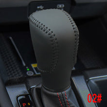 Load image into Gallery viewer, Leather Car Gear Shift Collars Head Knob Handbrake Grip Cover for Honda Civic 2016-2019 Fit 2020 2021 Accord 2014 - 2019