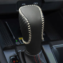 Load image into Gallery viewer, Leather Car Gear Shift Collars Head Knob Handbrake Grip Cover for Honda Civic 2016-2019 Fit 2020 2021 Accord 2014 - 2019