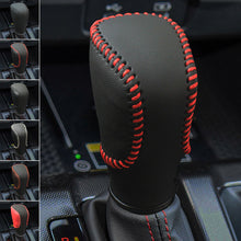Load image into Gallery viewer, Leather Car Gear Shift Collars Head Knob Handbrake Grip Cover for Honda Civic 2016-2019 Fit 2020 2021 Accord 2014 - 2019