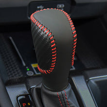 Load image into Gallery viewer, Leather Car Gear Shift Collars Head Knob Handbrake Grip Cover for Honda Civic 2016-2019 Fit 2020 2021 Accord 2014 - 2019