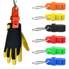 Load image into Gallery viewer, 1PC Protective Gloves Clip With Hiking Buckle Outdoor Work Tools Storage Clamp Camping Tent Canopy Windproof Plastic Fastening Clip