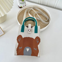 Load image into Gallery viewer, Cute Cartoon Mini Crossbody Bag One Shoulder Cross Straddle Bag Zero Wallet Handbag Student Reusable Shopping Bags