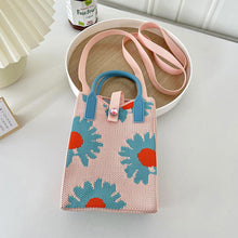 Load image into Gallery viewer, Cute Cartoon Mini Crossbody Bag One Shoulder Cross Straddle Bag Zero Wallet Handbag Student Reusable Shopping Bags
