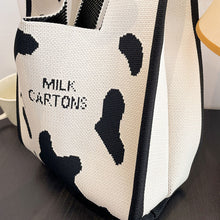 Load image into Gallery viewer, Handmade Knit Handbag Women Mini Cute Duck Christmas Wrist-bag Female Casual Tote Bag Student Reusable Shopping Bag