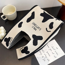 Load image into Gallery viewer, Handmade Knit Handbag Women Mini Cute Duck Christmas Wrist-bag Female Casual Tote Bag Student Reusable Shopping Bag