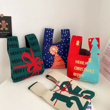 Load image into Gallery viewer, Handmade Fashion Knit Handbag Casual Mini Star Wrist-bag Female Tote Bag Women Student Reusable Shopping Bags