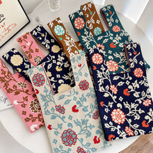 Load image into Gallery viewer, Handmade Knit Handbag Casual Knitted Bag Girls' Floral Color Matching Knitting Wrist-bag Female Tote Bag Women Reusable Shopping Bags