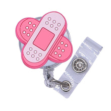 Load image into Gallery viewer, Cartoon Badge Reel Retractable ID Lanyard Name Tag Card Badge Holder Clip Doctor Nurse Office Supplies Credential Holder