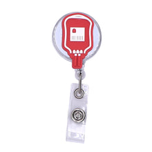 Load image into Gallery viewer, Cartoon Badge Reel Retractable ID Lanyard Name Tag Card Badge Holder Clip Doctor Nurse Office Supplies Credential Holder