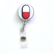 Load image into Gallery viewer, Cartoon Badge Reel Retractable ID Lanyard Name Tag Card Badge Holder Clip Doctor Nurse Office Supplies Credential Holder