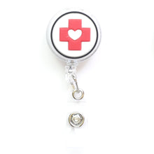 Load image into Gallery viewer, Cartoon Badge Reel Retractable ID Lanyard Name Tag Card Badge Holder Clip Doctor Nurse Office Supplies Credential Holder