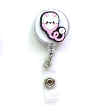 Load image into Gallery viewer, Cartoon Badge Reel Retractable ID Lanyard Name Tag Card Badge Holder Clip Doctor Nurse Office Supplies Credential Holder