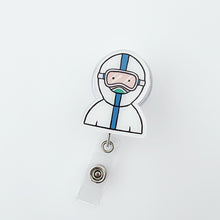 Load image into Gallery viewer, Cartoon Badge Reel Retractable ID Lanyard Name Tag Card Badge Holder Clip Doctor Nurse Office Supplies Credential Holder