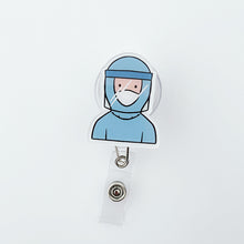 Load image into Gallery viewer, Cartoon Badge Reel Retractable ID Lanyard Name Tag Card Badge Holder Clip Doctor Nurse Office Supplies Credential Holder
