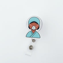 Load image into Gallery viewer, Cartoon Badge Reel Retractable ID Lanyard Name Tag Card Badge Holder Clip Doctor Nurse Office Supplies Credential Holder