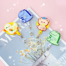 Load image into Gallery viewer, Cartoon Badge Reel Retractable ID Lanyard Name Tag Card Badge Holder Clip Doctor Nurse Student School Supplies Office