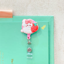 Load image into Gallery viewer, Cartoon Badge Reel Retractable ID Lanyard Name Tag Card Badge Holder Clip Doctor Nurse Student School Supplies Office