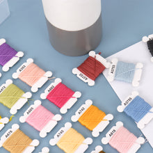 Load image into Gallery viewer, 24/40/80 Color Embroidery Thread DIY Cotton Multi-Color Embroidery Yarn For Sewing Embroidery Thread Set With Organizer Box Threads