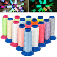 Load image into Gallery viewer, 1000 Yards Hallween Luminous Embroidery Thread Glow In The Dark Cross DIY Handmade Knitting Yarn Stitch Sewing Line Accessories Xmas Decoration