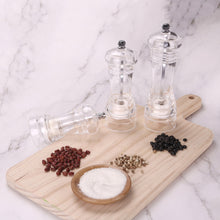 Load image into Gallery viewer, Transparent Manual Acrylic Pepper Grinder Pepper Mill and Salt Shaker with Adjustable Coarseness by Ceramic Rotor Kitchen Cooking Tools