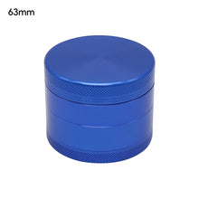 Load image into Gallery viewer, 4 Layers Zinc Alloy 40/50/63mm Herbal Crusher Tobacco Grinder Smoke Manual Kitchen Herb Metal Layer Grinders Spice Mill Accessories