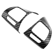 Load image into Gallery viewer, 2Pcs Car Steering Wheel Panel Trim Cover Sticker For VW Golf MK6 Passat B7 CC Eos Tiguan Jetta Touran Sharan Caddy