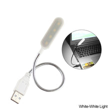 Load image into Gallery viewer, USB LED Reading Lamp Portable Flexible USB Eye Protection Mini Night Light Computer PC Laptops Table Desk Lamp