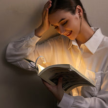 Load image into Gallery viewer, USB Charging Mini LED Eye Protection Book Night Light Adjustable Clip-On Study Desk Lamp Rechargeable for Travel Bedroom Reading