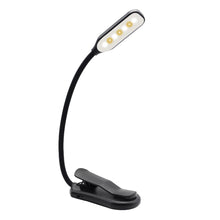 Load image into Gallery viewer, USB Charging Mini LED Eye Protection Book Night Light Adjustable Clip-On Study Desk Lamp Rechargeable for Travel Bedroom Reading