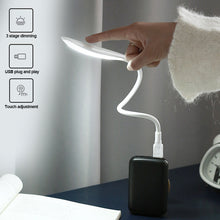 Load image into Gallery viewer, Touch Switch USB LED Reading Lamp Portable Flexible Adjustable Brightness Eye Protection Mini Night Light Computer PC Laptops Table Desk Lamp