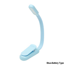 Load image into Gallery viewer, USB Mini LED Book Night 3 Light Color Adjustable Brightness Clip-On Study Reading Lamp Rechargeable for Travel Bedroom Reading
